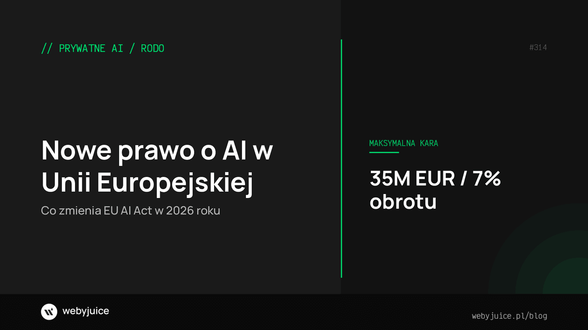 EU AI Act 2026 - co musi wiedzieć każda firma w Polsce