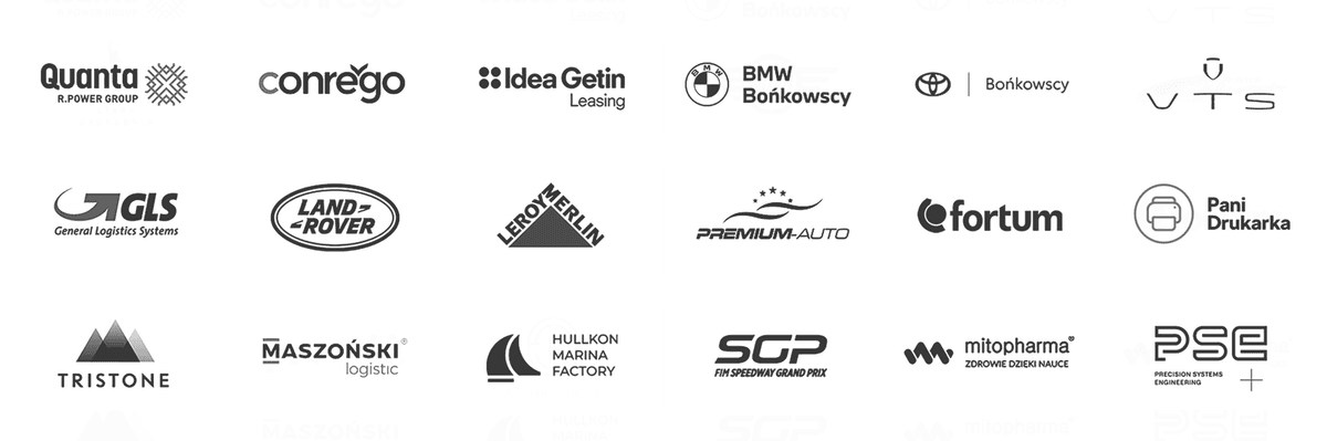 Loga klientów WebyJuice