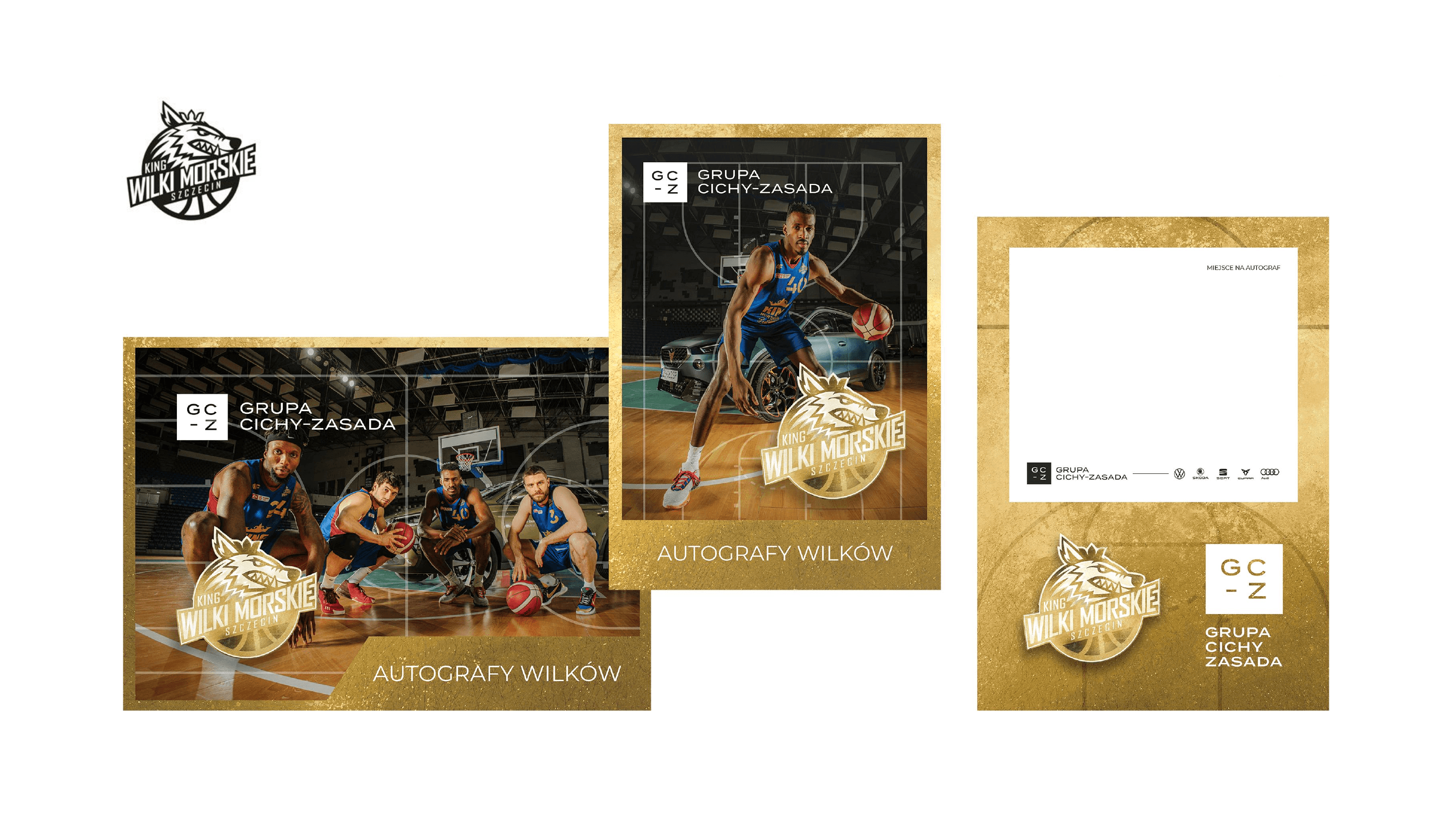 King Wilki Morskie Szczecin - materiały sponsoringowe koszykówki