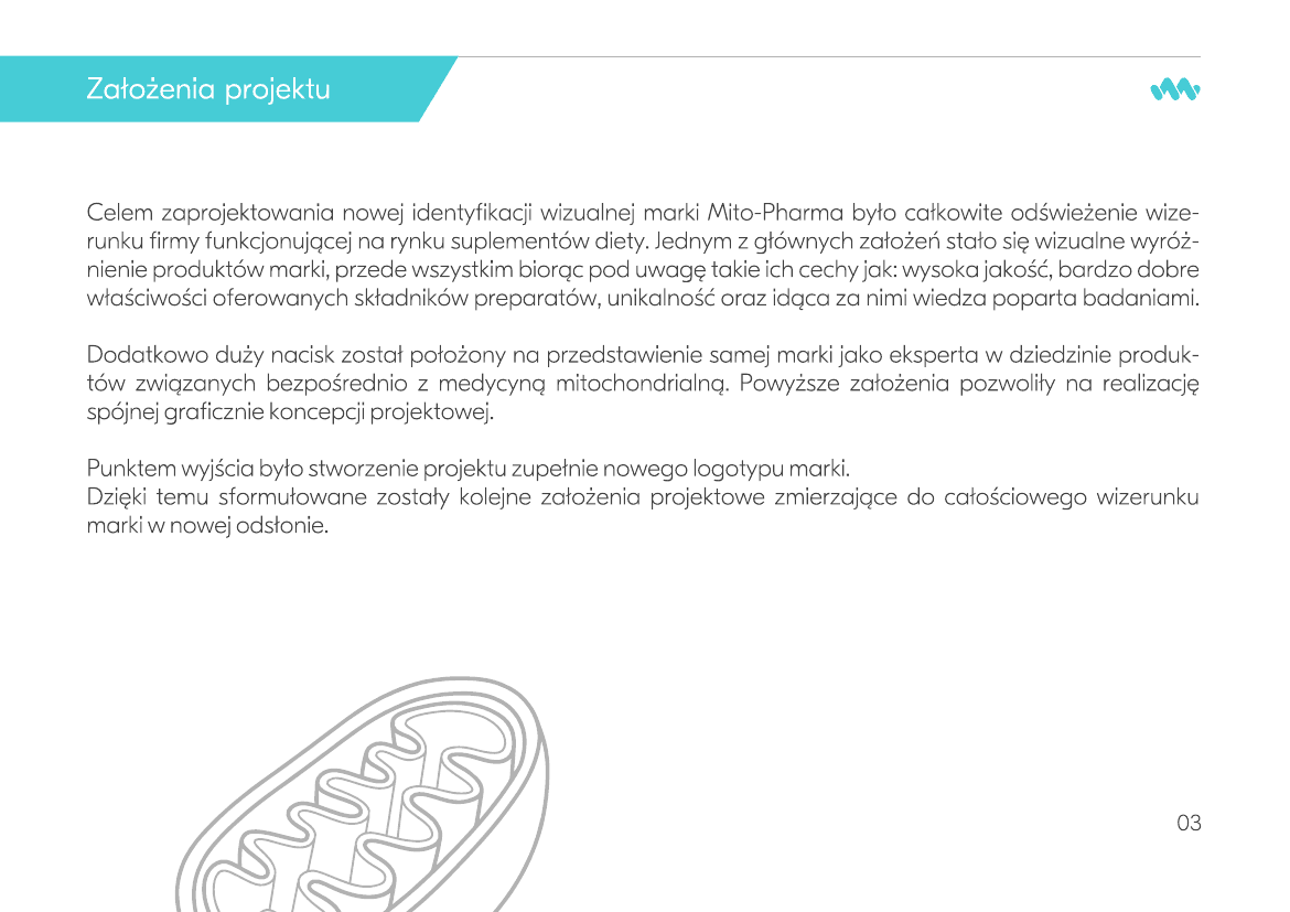 Brandbook Mitopharma - paleta kolorów i system opakowań