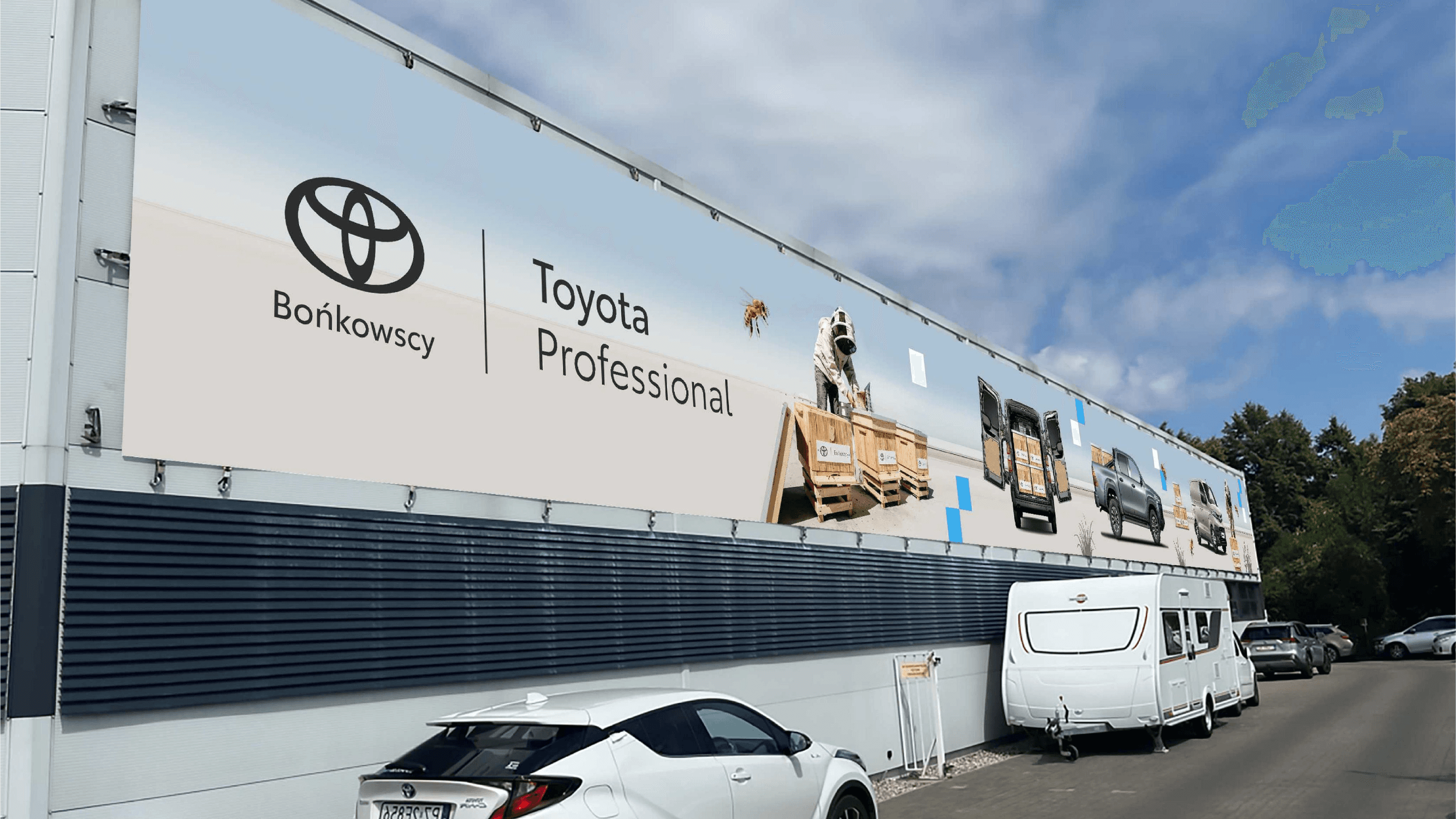 Billboard Toyota Professional - realizacja reklamy zewnętrznej