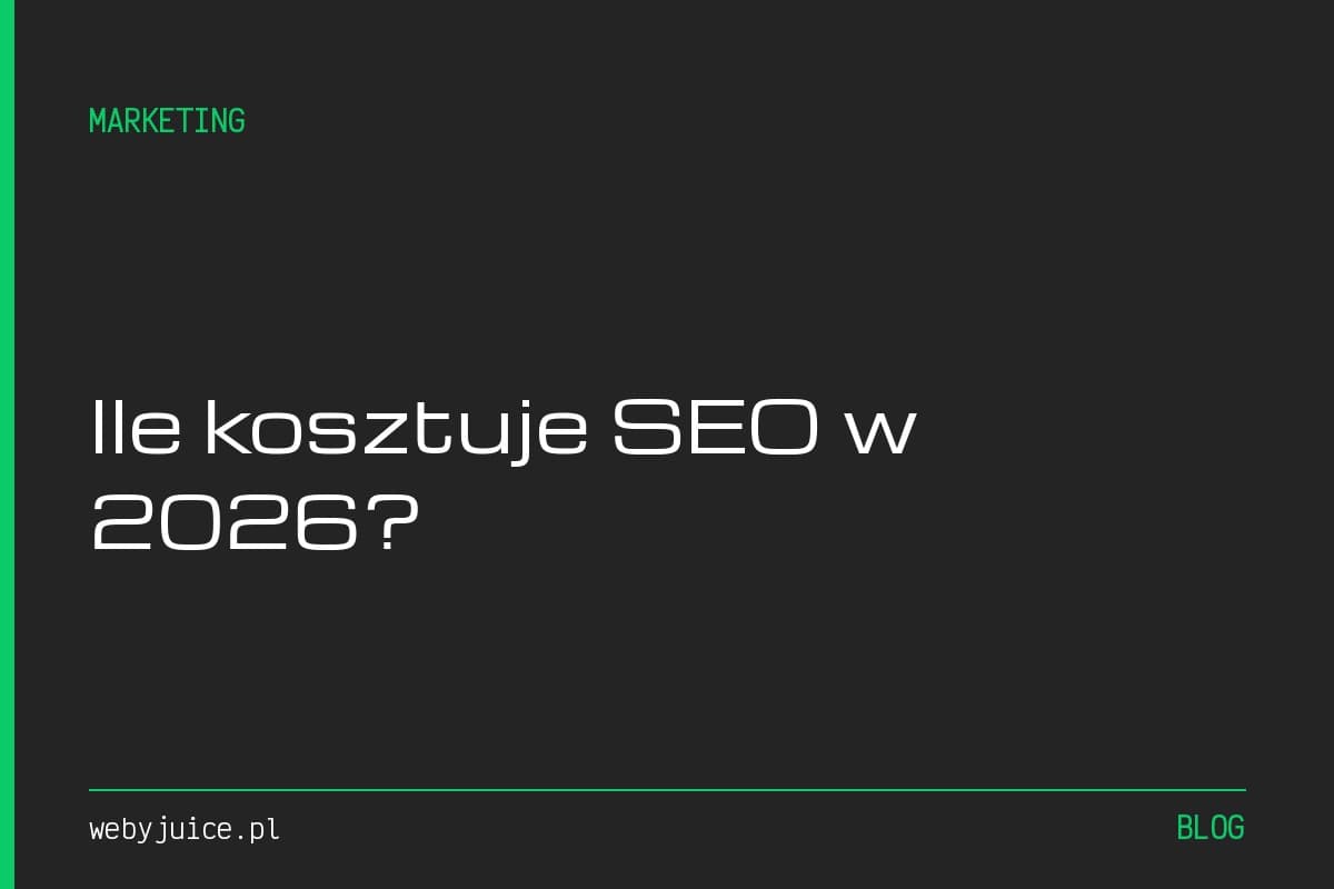 Ile kosztuje SEO w 2026 i czy się opłaca